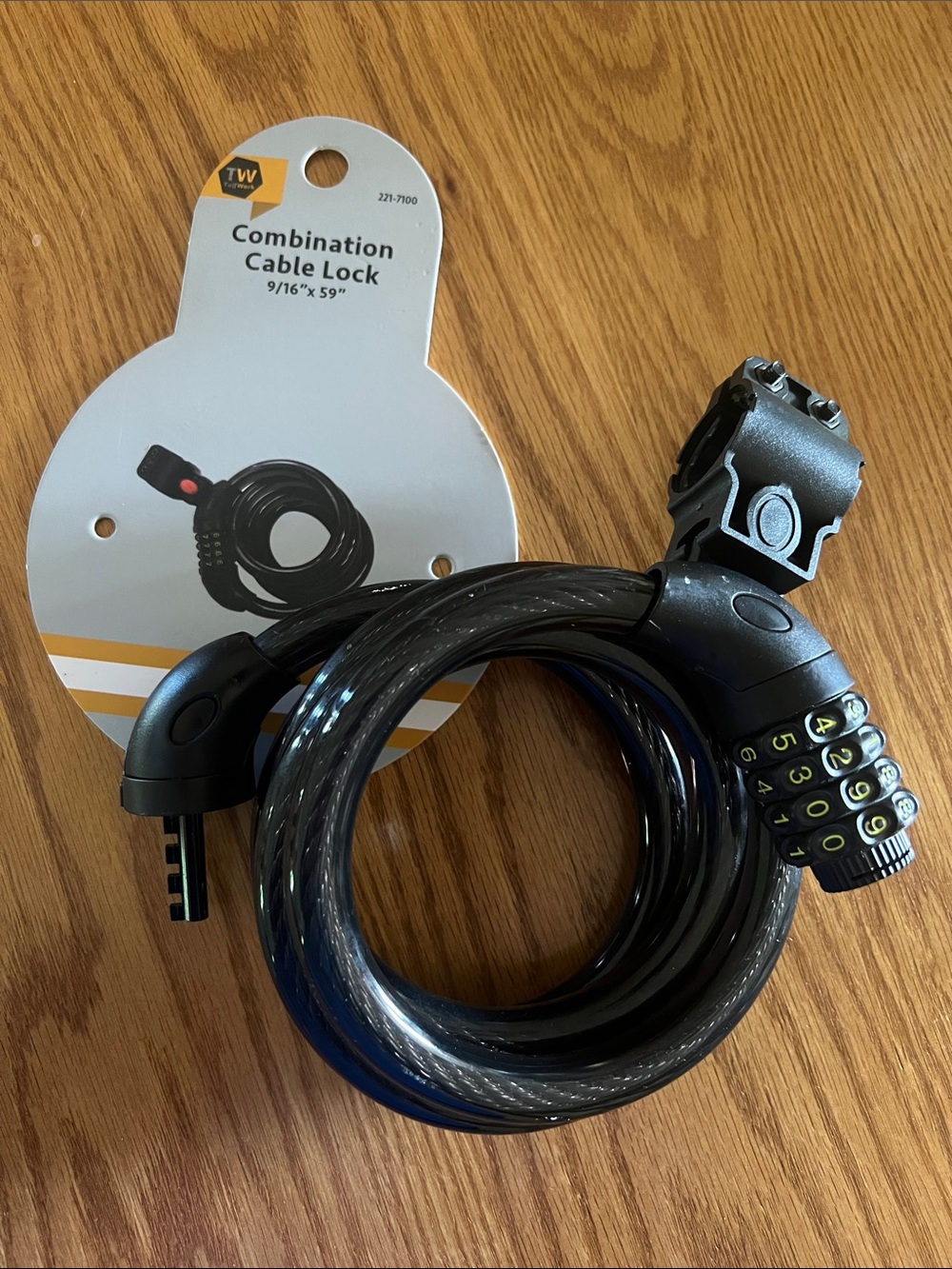 Tuff Work Combination Cable Lock